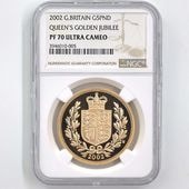 2002 ѹ ꥶ٥2 ¨50ǯǰ ֥  5ݥ  ץ롼 NGC  PF 70 UC ǹ ̤ ǥ󡦥ӥ꡼ ꥹ