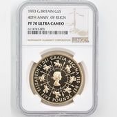  1993 ѹ ꥶ٥2 ״40ǯǰ 5ݥ  ץ롼 NGC PF 70 UC ǹ ̤ ꥹ  ڥݥȡݥоݳ