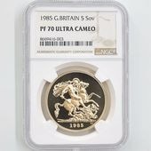 1985 ѹ ꥶ٥2 ֥ 5ݥ 5֥  ץ롼 NGC PF 70 UC ǹ ̤ 硼ε༣ ꥹ 
