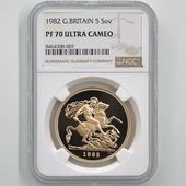 1982 ѹ ꥶ٥2 ֥ 5ݥɡ5֥  ץ롼 NGC PF 70 UC ǹ ̤ 硼ε༣ ꥹ 