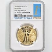 2025 ե ɥ 򼬤 100桼  1/2 ץ롼 NGC PF 70 UC FDOI  ʽ ǹ ̤ Ȣ