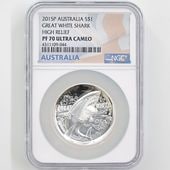  2015 ȥꥢ ϥ졼 ۥ 1ɥ  1 ץ롼 NGC PF 70 UC ǹ ̤