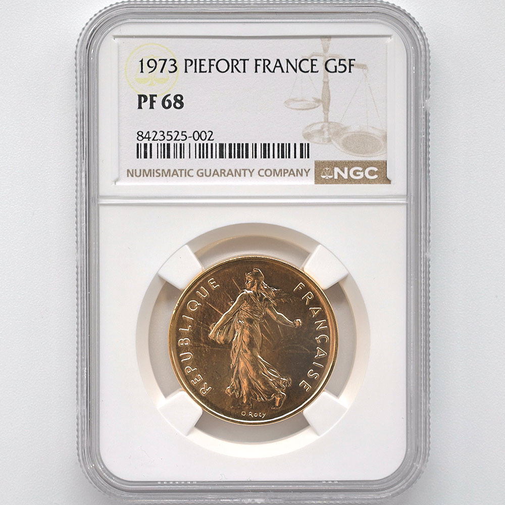 1515-47年 フランス フランソワ1世 エキュドール 金貨 NGC MS62 1515