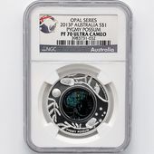  2013 ȥꥢ ѡ륷꡼ ԥߡݥå 1ɥߥѡȤ ץ롼 NGC PF 70 UC ǹ ̤