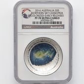  2016 ȥꥢ ŷŷ ڥ 5ɥ  1 ץ롼 ɡ෿ NGC PF 70 UC ER  ǹ ̤ Ȣ