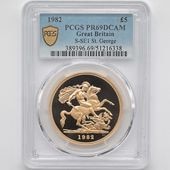 1982 ѹ ꥶ٥2 ֥ 5ݥɡ5֥˶ ץ롼 PCGS PR 69 DCAM ǹ ̤ 硼ε༣ ꥹ 