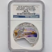  2013 ȥꥢ Ͽ޷ 󥬥롼 1  NGC MS 70 FR  ǹ ̤