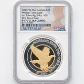 2023 �������ȥ�ꥢ ���ʥ����̥亮 75��ɥ� �Х��᥿��� 1.5���� �ץ롼�� NGC PF 70 UC FDOI ������ �ʽ�������� �ǹ���� ����̤������ ��Ȣ�� �����å��ơ��륤������