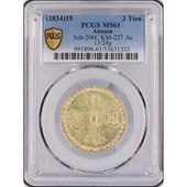 �������� 1834 �٥ȥʥ� ���� 3�ƥ����� ��� PCGS MS 61 ��̤������  �ڥݥ���ȡ������ݥ������оݳ���