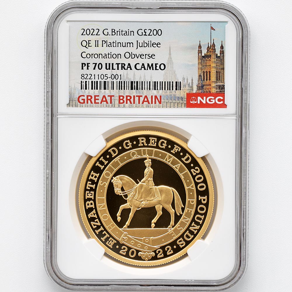 2022 英国 エリザベス2世即位70周年記念 プラチナ・ジュビリー 200