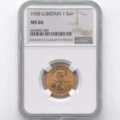 1958 �ѹ� ���ꥶ�٥�2�� ���֥�� 1�ݥ�ɡ�1���֥��˶�� NGC MS 66 ����̤������ �����硼��ε�༣ 