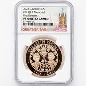 2022 �ѹ� ���ꥶ�٥�2�� �����Ų����鵭ǰ 5�ݥ�� ��� �ץ롼�� NGC PF 70 UC FR ������ �ǹ���� ����̤������ ��Ȣ�� �����ꥹ ���