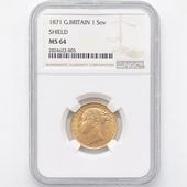 �������� 1871 �ѹ� �������ȥꥢ���� 1�ݥ�ɡ�1���֥��� ��� NGC MS 64 ̤���ѡ�����̤������ ��󥰥إå� �ڥݥ���ȡ������ݥ������оݳ���