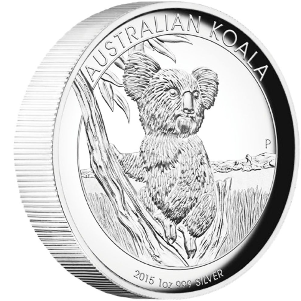 セール 2015 オーストラリア ハイレリーフ コアラ 1豪ドル 銀貨 1
