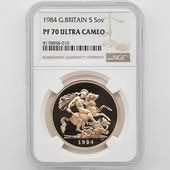 1984 �ѹ� ���ꥶ�٥�2�� ���֥�� 5�ݥ�ɡ�5���֥��˶�� �ץ롼�� NGC PF 70 UC �ǹ���� ����̤������ �����硼��ε�༣ �����ꥹ ���