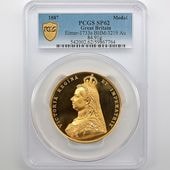 1887 �ѹ� �������ȥꥢ���� ¨��50��ǯ��ǰ ������ǥ󡦥���ӥ꡼ ������ PCGS SP 62 ��̤������