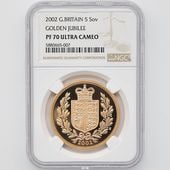 2002 �ѹ� ���ꥶ�٥�2�� ¨��50��ǯ��ǰ ���֥��  5�ݥ�� ��� �ץ롼�� NGC  PF 70 UC �ǹ���� ����̤������ ������ǥ󡦥���ӥ꡼ �����ꥹ