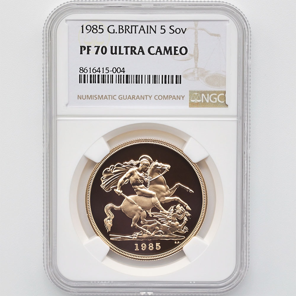 1985年イギリス1/2ソブリン プルーフ金貨 1985年イギリス1/2ソブリン プルーフ金貨