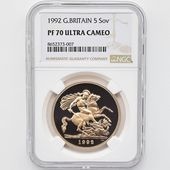 1992 �ѹ� ���ꥶ�٥�2�� ���֥�� 5�ݥ�ɡ�5���֥��˶�� �ץ롼�� NGC PF 70 UC �ǹ���� ����̤������ �����硼��ε�༣ �����ꥹ ���