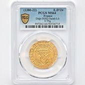 1380-22 �ե�� ������6�� �����塦�ɡ��� ���  PCGS MS 64 ̤���ѡ�����̤������ ���󡦥���