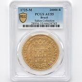 �������� 1725 �֥饸�� ���祢��5�� 20000�쥤�� ��� PCGS AU 55 �����ʡڥݥ���ȡ������ݥ������оݳ���