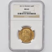 �������� 1811A �ե�� �ʥݥ쥪��1�� 40�ե�� ���  NGC MS 63 ̤������ �ڥݥ���ȡ������ݥ������оݳ���