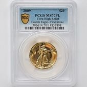 �������� 2009 ����ꥫ ����ȥ�ϥ���꡼�� ���֥륤������ 20�ɥ� ��� 1���� PCGS MS 70 PL FS ������ �ǹ���� ����̤������ �ڥݥ���ȡ������ݥ������оݳ���