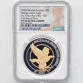 2023 �������ȥ�ꥢ ���ʥ����̥亮 75��ɥ� �Х��᥿��� 1.5���� �ץ롼�� NGC PF 70 UC FDOI ������ �ʽ�������� �ǹ���� ����̤������ ��Ȣ�� �����å��ơ��륤������