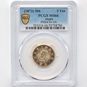 1873 ���� ����6ǯ 5�߶�� ̤���� PCGS MS 66 ����̤������ ��5�߶��(�̾�) ������