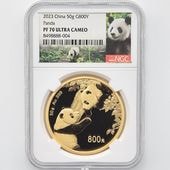 2023 ��� �ѥ�� 800�� ��� 50����� �ץ롼�� NGC PF 70 UC �ǹ���� ����̤������