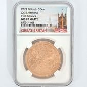 2022 �ѹ� ���ꥶ�٥�2�� ���鵭ǰ ���֥�� 5�ݥ�ɡ�5���֥��˶�� NGC MS 70 MATTE FR ������ �ǹ���� ����̤������ �����ꥹ ���