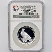 ������ 2016 �������ȥ�ꥢ �ϥ���꡼�� ���ʥ����̥亮 1��ɥ� ��� 1���� �ץ롼�� NGC PF 70 UC �ǹ���� ����̤������ �����å��ơ��륤������ ��Ȣ��