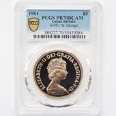 1984 �ѹ� ���ꥶ�٥�2�� ���֥�� 5�ݥ�ɡ�5���֥��� ��� �ץ롼�� PCGS PR 70 DCAM �ǹ���� ����̤������ �����硼��ε�༣ �����ꥹ ���