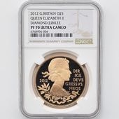 2012 �ѹ� ���ꥶ�٥�2��¨��60��ǯ��ǰ ��������ɡ�����ӥ꡼ 5�ݥ�� ��� �ץ롼�� NGC PF 70 UC �ǹ���� ����̤������ �����ꥹ ���