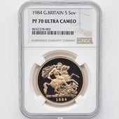 1984 �ѹ� ���ꥶ�٥�2�� ���֥�� 5�ݥ�ɡ�5���֥��˶�� �ץ롼�� NGC PF 70 UC �ǹ���� ����̤������ �����硼��ε�༣ �����ꥹ ���