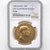 �������� 1908 �������ȥꥢ ����ν��� 100������ ���  �ץ롼�� NGC PF 58 ������ �ե��ġ��衼����1�� ¨��60��ǯ��ǰ�ڥݥ���ȡ������ݥ������оݳ���