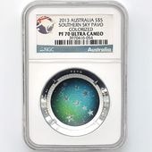 ������ 2013 �������ȥ�ꥢ ��ŷ��ŷ��� �����㤯�� �ɡ��෿ ��� 1���� �ץ롼��  NGC PF 70 UC �ǹ���� ����̤������