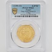 1380-22 �ե�� ������6�� �����塦�ɡ��� ���  PCGS MS 64 ̤���ѡ�����̤������ ���󡦥���