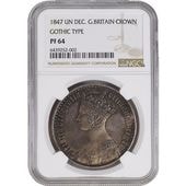 �������� 1847 �ѹ� �ӥ��ȥꥢ���� �����å����饦�� 1���饦�� ��� �ץ롼�� ����ǥ��� NGC PF 64 UNDECIMO ̤���ѡ�����̤�����ʡڥݥ���ȡ������ݥ������оݳ���