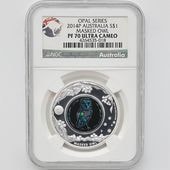 ������ 2014 �������ȥ�ꥢ ���ѡ��륷�꡼�� �������ե����� 1�ɥ��ߥ��ѡ����Ȥ���� �ץ롼�� NGC PF 70 UC �ǹ���� ����̤������