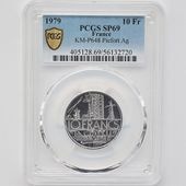 1979 �ե�� 10�ե�� �ԥ��ե��� ��� PCGS SP 69 �ǹ���� ����̤������