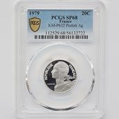 1979 �ե�� �ޥꥢ��� 20��������� �ԥ��ե��� ��� PCGS SP 68 �ǹ���� ����̤������