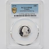 1979 �ե�� �ޥꥢ��� 10��������� �ԥ��ե��� ��� PCGS SP 68 �ǹ���� ����̤������