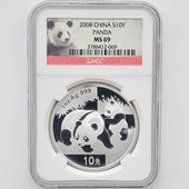 ������ 2008 ��� �ѥ�� 10�� ��� 1���� NGC MS 69 ��ǹ���� ����̤������