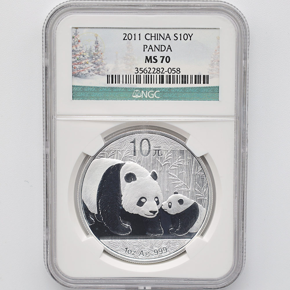 中国 パンダ 銀貨 2022年 1オンス 2022中国 パンダ銀貨 30g クリアケース付