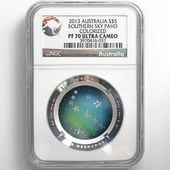 ������ 2013 �������ȥ�ꥢ ��ŷ��ŷ��� �����㤯�� �ɡ��෿ ��� 1���� �ץ롼��  NGC PF 70 UC �ǹ���� ����̤������