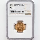 �������� 1959 �ѹ�ʥ����ꥹ�� ���ꥶ�٥�2�� ���֥�� 1�ݥ�� ��� NGC MS 66 ����̤������ �����硼��ε�༣ �ڥݥ���ȡ������ݥ������оݳ���