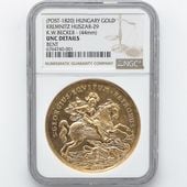 �������� POST-1820 �ϥ󥬥꡼ �����˥å� �������륰��ε�༣ ������� 10�����å� ������ K.W.�٥å����� NGC UNC DETAILS BENT �����ʡڥݥ���ȡ������ݥ������оݳ���
