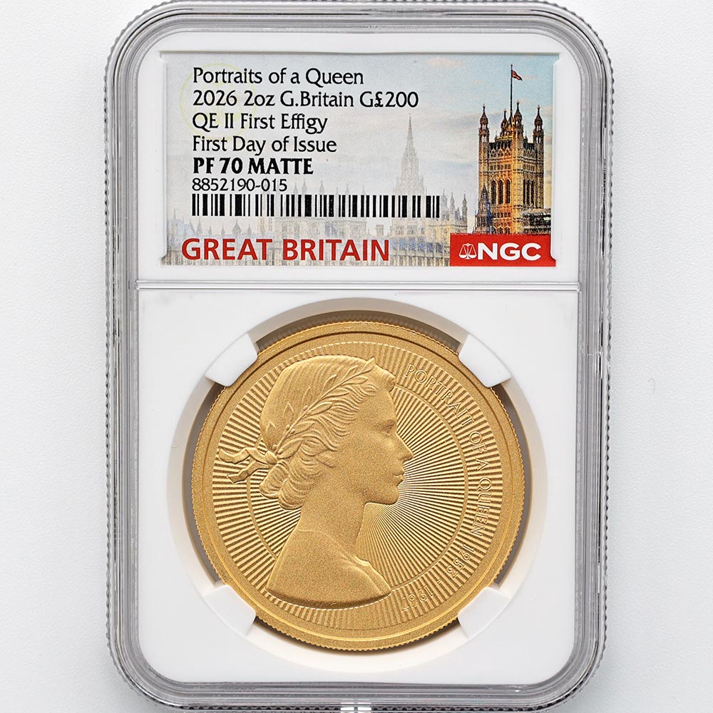 2026 英国（イギリス） エリザベス2世の肖像 第一肖像 メアリー