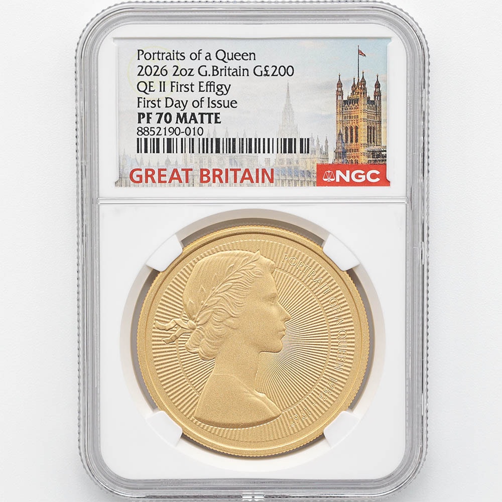 2026 英国（イギリス） エリザベス2世の肖像 第一肖像 メアリー
